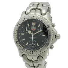 TAG Heuer SEL Series Professional Chronograph Black Dial SS Quartz 4