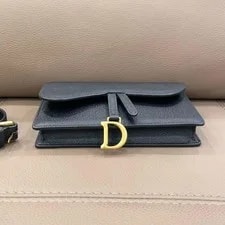Dior Saddle Solid Color Flap Saddle Waist - Excellent #1PVX6TD 3
