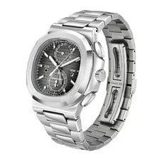 Patek Philippe Nautilus 40MM Grey Index Hour Markers Dial Stainless Steel 2
