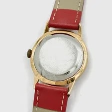 IWC Unk. Mechanical Analog Red Leather Strap 4