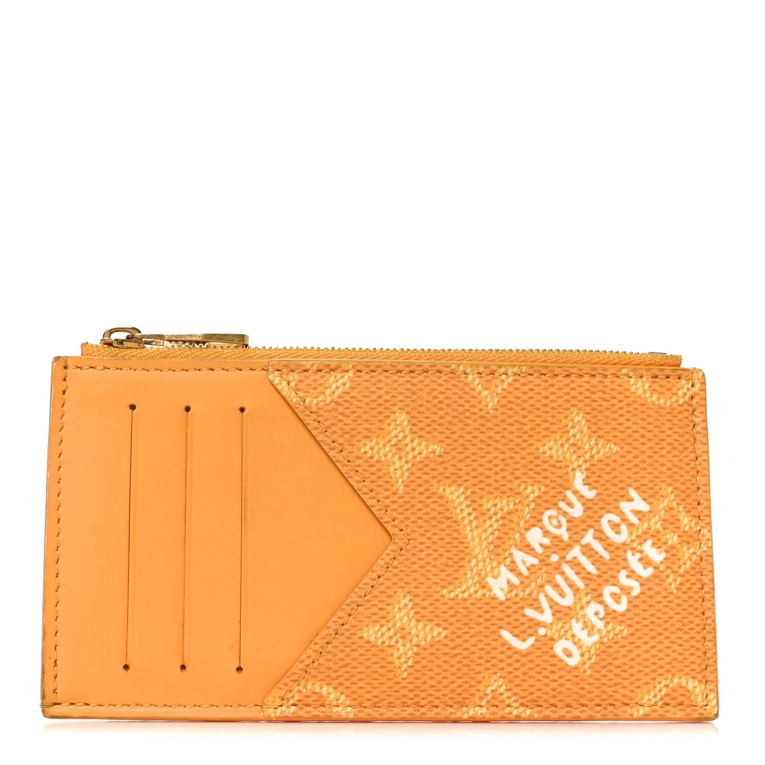 Louis Vuitton — Heritage Coin Card Holder Safran — Accessory — resale