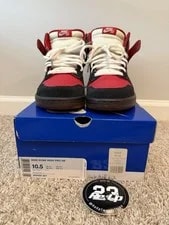 Nike SB Dunk High Pro Sport Metallic Sz 10.5 305050-601 2