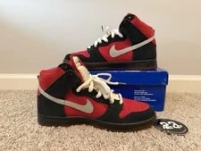 Nike SB Dunk High Pro Sport Metallic Sz 10.5 305050-601 3