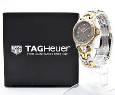 [N /Case] Tag Heuer S/el S95.213-1 Gray Gold 34mm Japan — Watch — resale