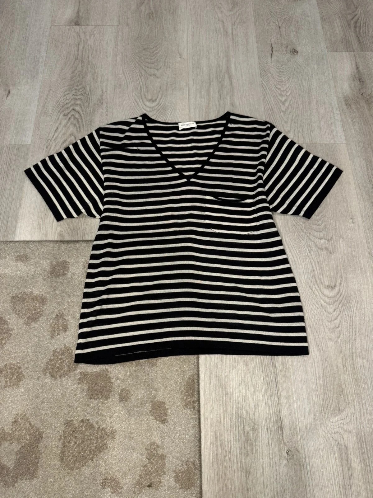 S/s 2012 Striped V Neck Tee — streetwear — resale