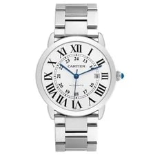 Cartier Ronde Solo XL Steel Silver Dial W6701011 Box Card 2