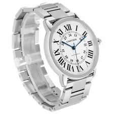 Cartier Ronde Solo XL Steel Silver Dial W6701011 Box Card 3