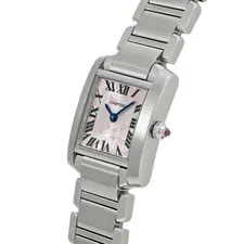 Cartier Tank Française SM W51031Q3 Silver Watc 2
