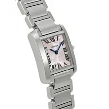 Cartier Tank Française SM W51031Q3 Silver Watc 3