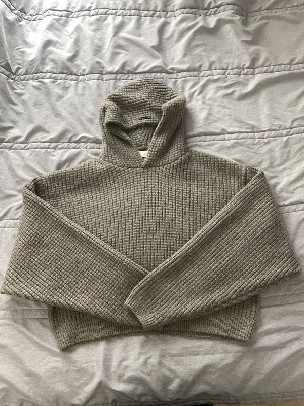 Fear of God — Fear of God Essentials 90s Waffle Hoodie — streetwear — resale