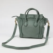 Celine Luggage Grain 2Way Crossbody Phoebe Philo Auth 2