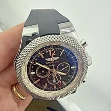 Breitling Bentley GMT Chrono Black Dial SS Special Edition 49mm Automatic A47362 3
