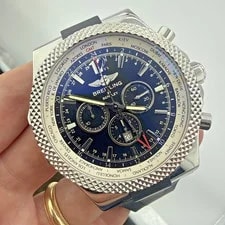Breitling Bentley GMT Chrono Black Dial SS Special Edition 49mm Automatic A47362 4