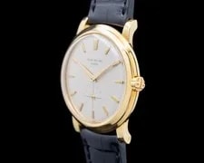 Patek Philippe 2552 Calatrava "Disco Volante" 18K YG Silver Dial Circa. 1958 3