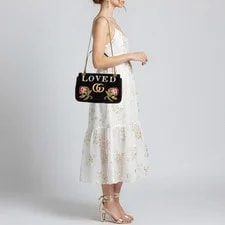 Gucci GG Marmont Love Pearls Medium Matelasse 2