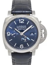 Panerai — Panerai Luminor PAM 1361 BiTempo GMT Steel Blue Dial 44mm PAM01361 — Watch — resale