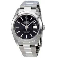 Rolex — Rolex Datejust 41 Black Dial Automatic Stainless Steel 126300BKSO — Watch — resale