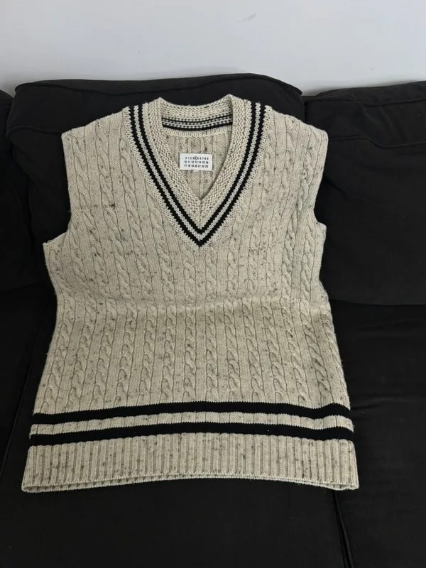 Maison Margiela — Maison Margiela /Cotton Sweater Vest — streetwear — resale