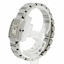 6wca0053 Cartier Tank Francaise SM W51008Q3 Ivory Dial Fr 2