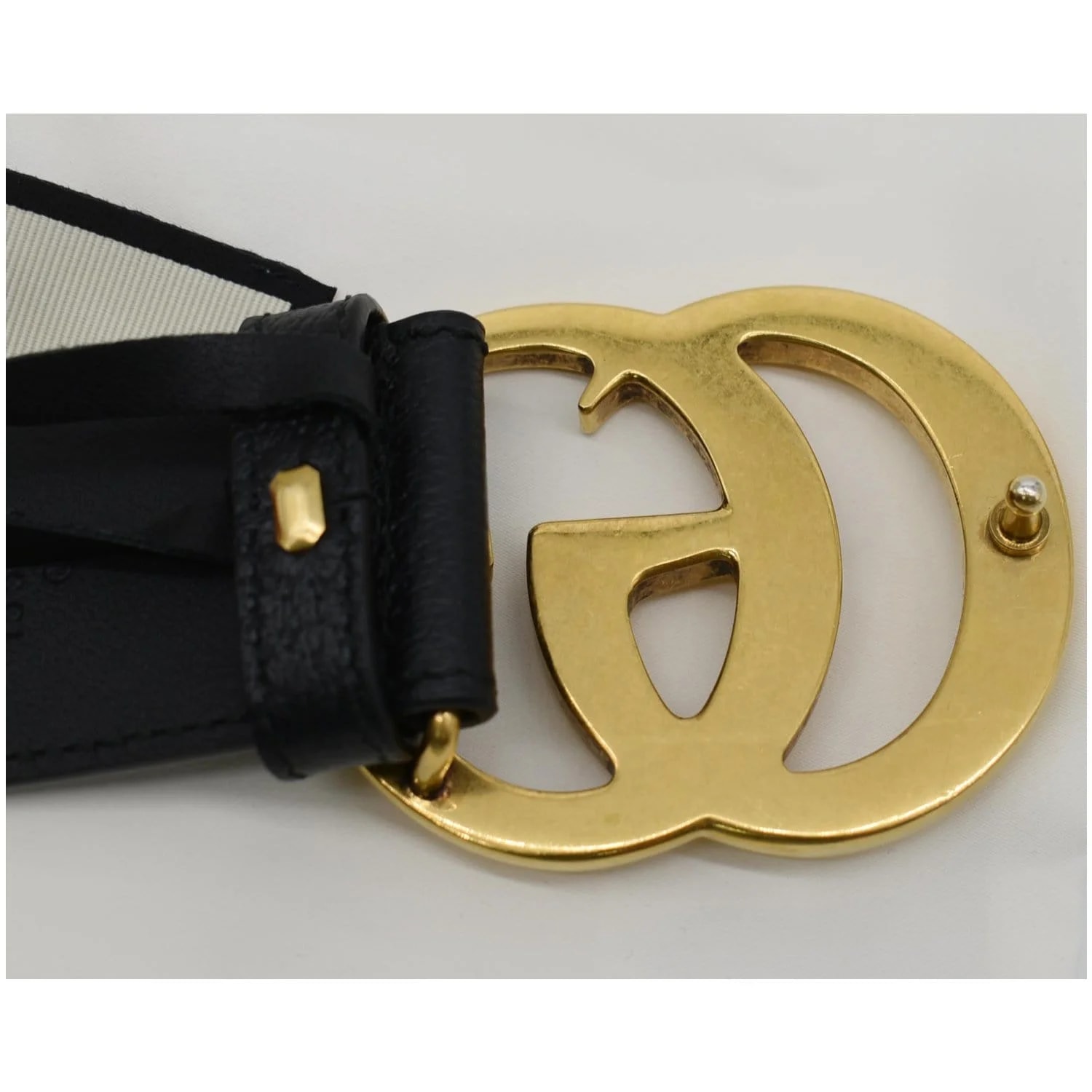 Gucci Wide Double G Buckle Belt 406831 3