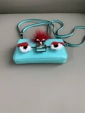 Authentic Fendi Bugs Micro Baguette Monster Eye Crossbody 4