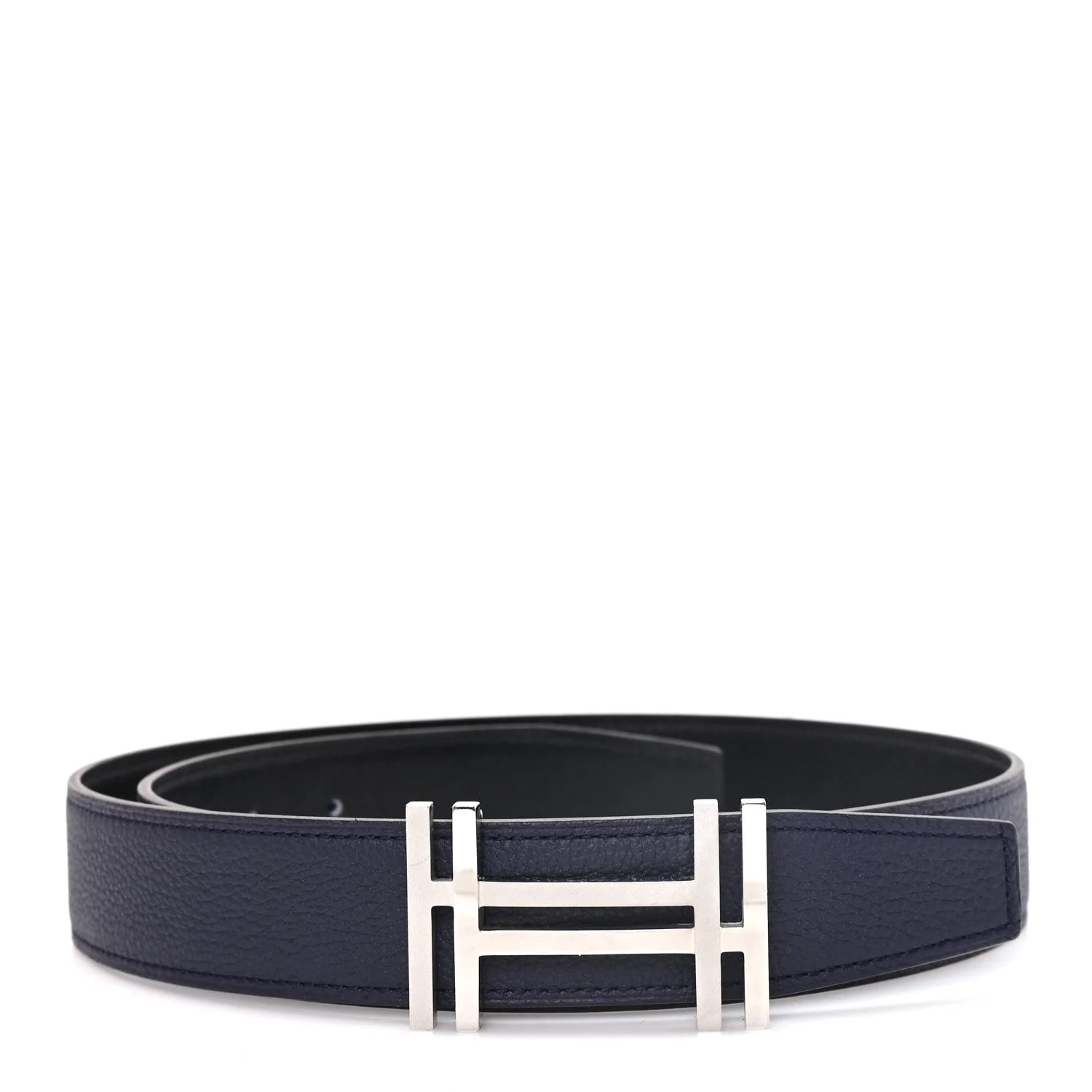 Hermès — 32mm Au Carre H Belt 80 32 Nuit — Accessory — resale