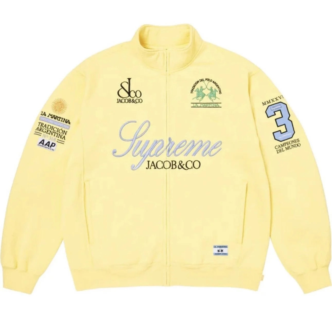 Supreme la Martina Zip Up Sweatshirt 4