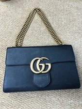 Gucci — Gucci GG Marmont Large Aghw Chain 2‑Way — Handbag — resale