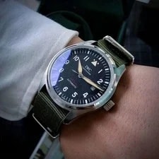 IWC Pilot Mark Xviii 40mm Titanium Case Mechanical New From Japan 3