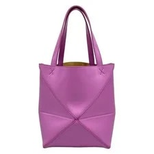 Loewe Puzzle Fold Mini Shiny Calf Foldable Dust Auth 3