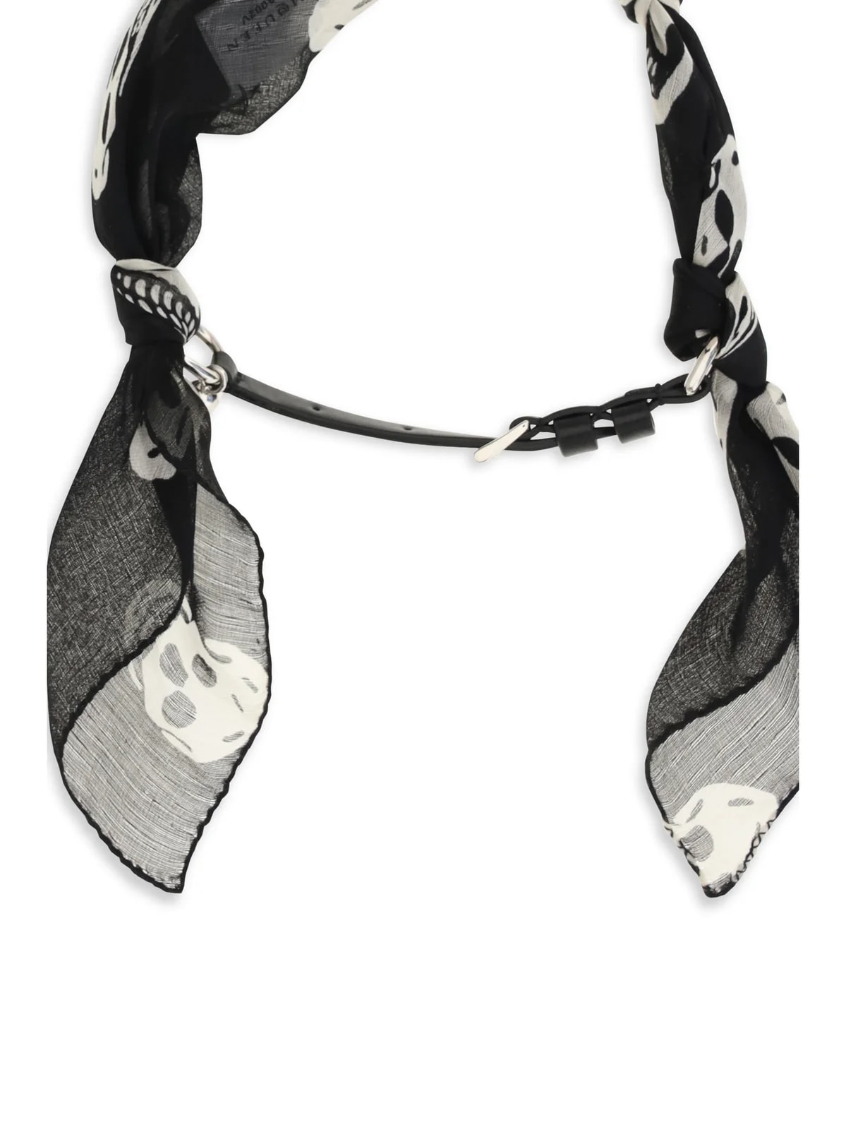 Alexander Mcqueen Double-Wrap Skull Scarf — ; 3