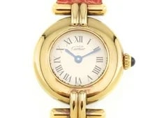 Cartier — Cartier Must Colize Vermeil W590002/148732 Silver 925 SV925/GP/Croco — Watch — resale