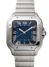 Cartier — Cartier Santos LM WSSA0071 Stainless Steel 39.8mm Automatic #KMW3010 — Watch — resale