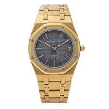 Audemars Piguet — Audemars Piguet Royal Oak 33mm Black Dial Yellow Gold Bracelet - 67600BA — Watch — resale