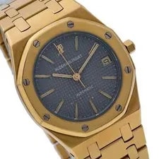 Audemars Piguet Royal Oak 33mm Black Dial Yellow Gold Bracelet - 67600BA 2