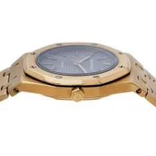 Audemars Piguet Royal Oak 33mm Black Dial Yellow Gold Bracelet - 67600BA 3