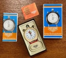 Heuer — Heuer Trakmaster Stopwatch Can-Am BMC Mini Blmc Porsche 911 Ferrari BMW — Watch — resale