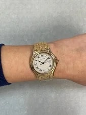Cartier Cougar Panthere 18k Yellow Gold 33mm Quartz B/P 887904 4