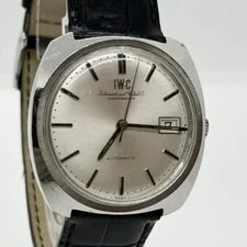 IWC — IWC Schaffhausen 2093873 Silver Automatic Leather Band 36.5mm Working — Watch — resale