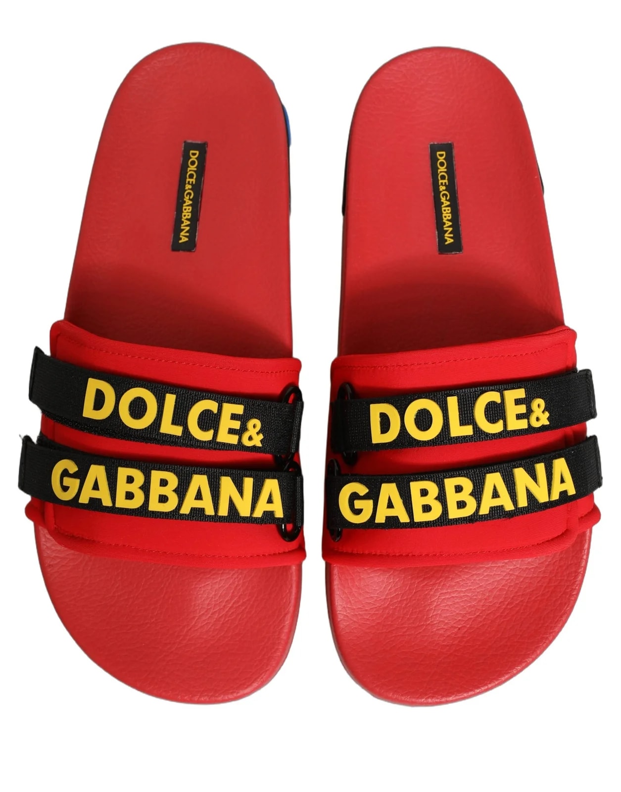Dolce & Gabbana — Dolce & Gabbana Neoprene Slides Beachwear — Designer Shoe — resale