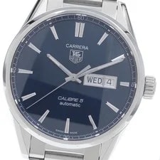 Tag Heuer — TAG Heuer Carrera Caliber 5 WAR201E Day Date Automatic Watch_960524 — Watch — resale