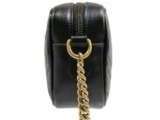 Gucci GG Marmont Mini Camera Chain Crossbody Double G 448065 Quilting 3