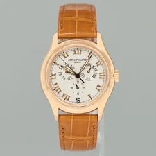 Patek Philippe Rose Gold Annual Calendar 5035r White Roman 37mm Box 2