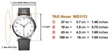 Near * TAG Heuer SEL WG1113-0 Gray Dial 37mm Quartz From Japan 2