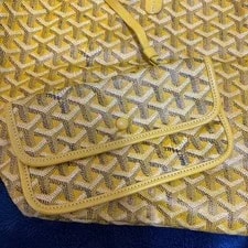 Goyard Saint Louis Herringbone Print W/ 18.5x10.6x5.5in 3