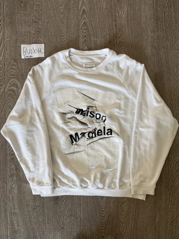 Maison Margiela — Maison Margiela Graphic Print Sweatshirt — streetwear — resale