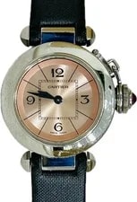 Cartier Pasha Mispacha W3140026 Stainless Steel 26mm Pink Dial Quartz #WJW387 3