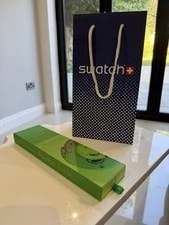 Audemars Piguet X Swatch Royal Pop "Green Eight” + Wristbuddys Conversion Strap 4