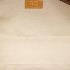 Fendi Embroidered Baguette Satchel 4