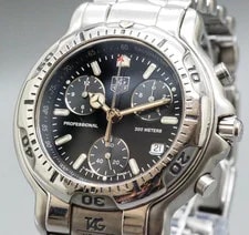 Read! [NEW Batt] TAG Heuer 6000 CH1113 Chronograph 40mm Quartz Japan 3